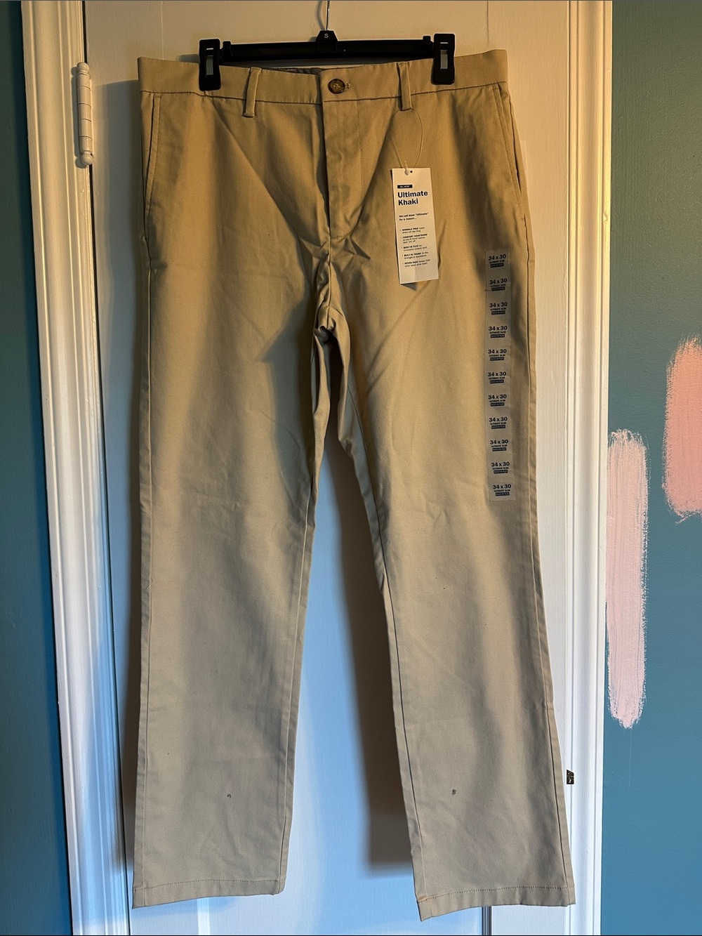 Old Navy Men's Khaki Straight-Leg Pants - Ultimate Khaki